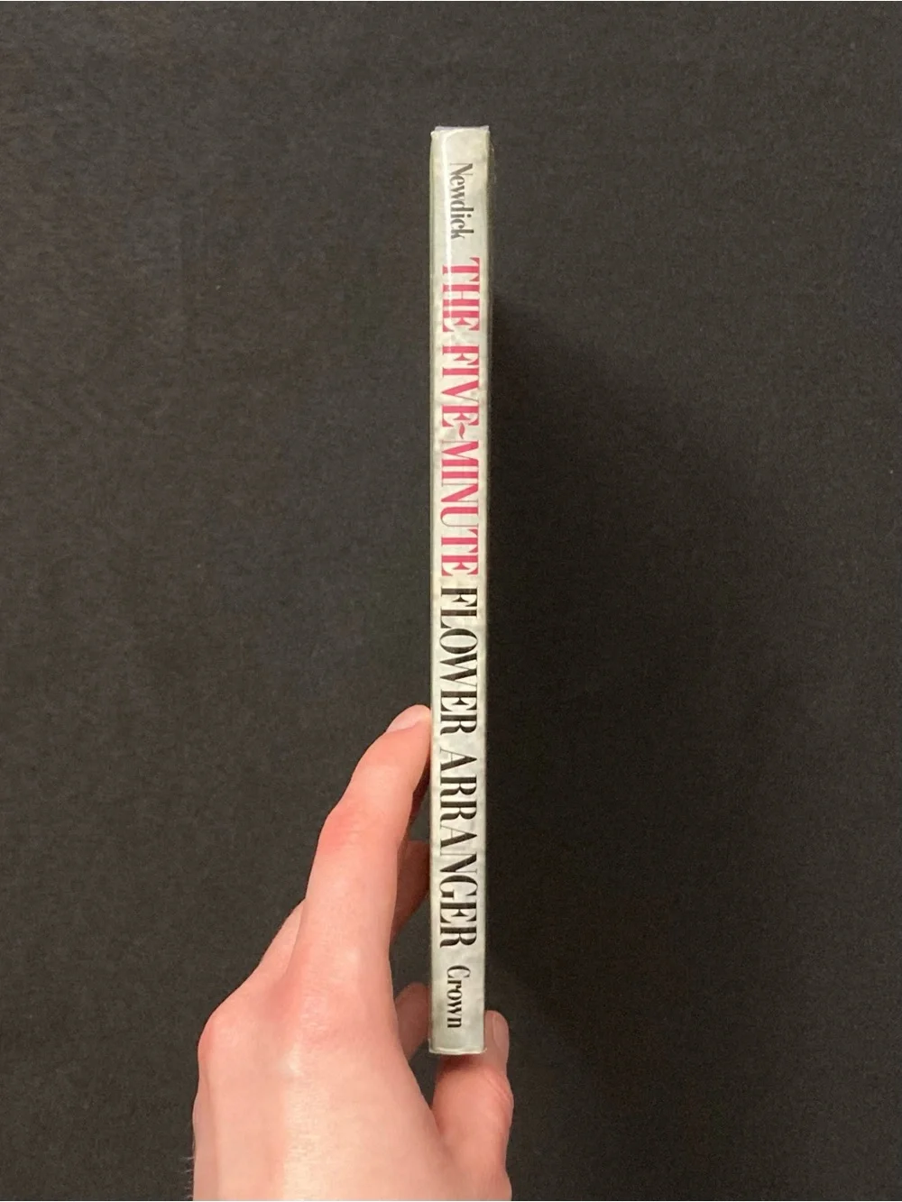 The Five Minute Flower Arranger by Jane Newdick Hardcover